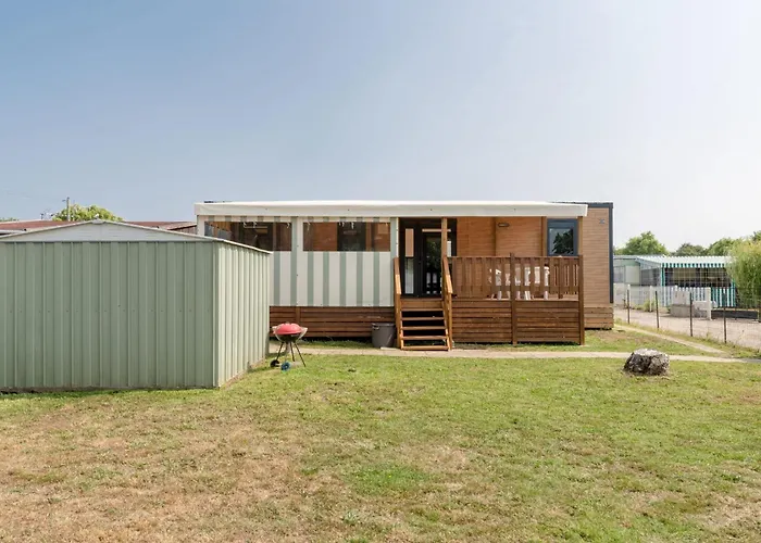 Mobil-home 40m - Piscine - Jardin 別荘